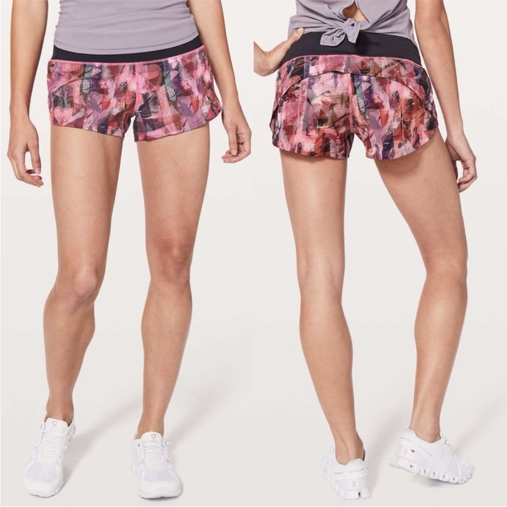 Lululemon Speed Up Short Sz 6
*2.5" In Sun Dazed Multi Pink